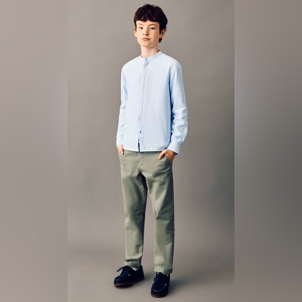 Mango NWT Kids Olive Green & Tan Chino Pants Bundle